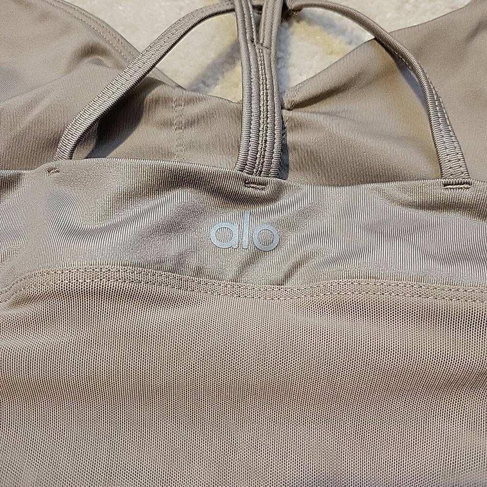 Alo Alosoft Lavish Sports Bra Womens Strappy Racerback Yoga Athletic Size XS - Picture 3 of 7